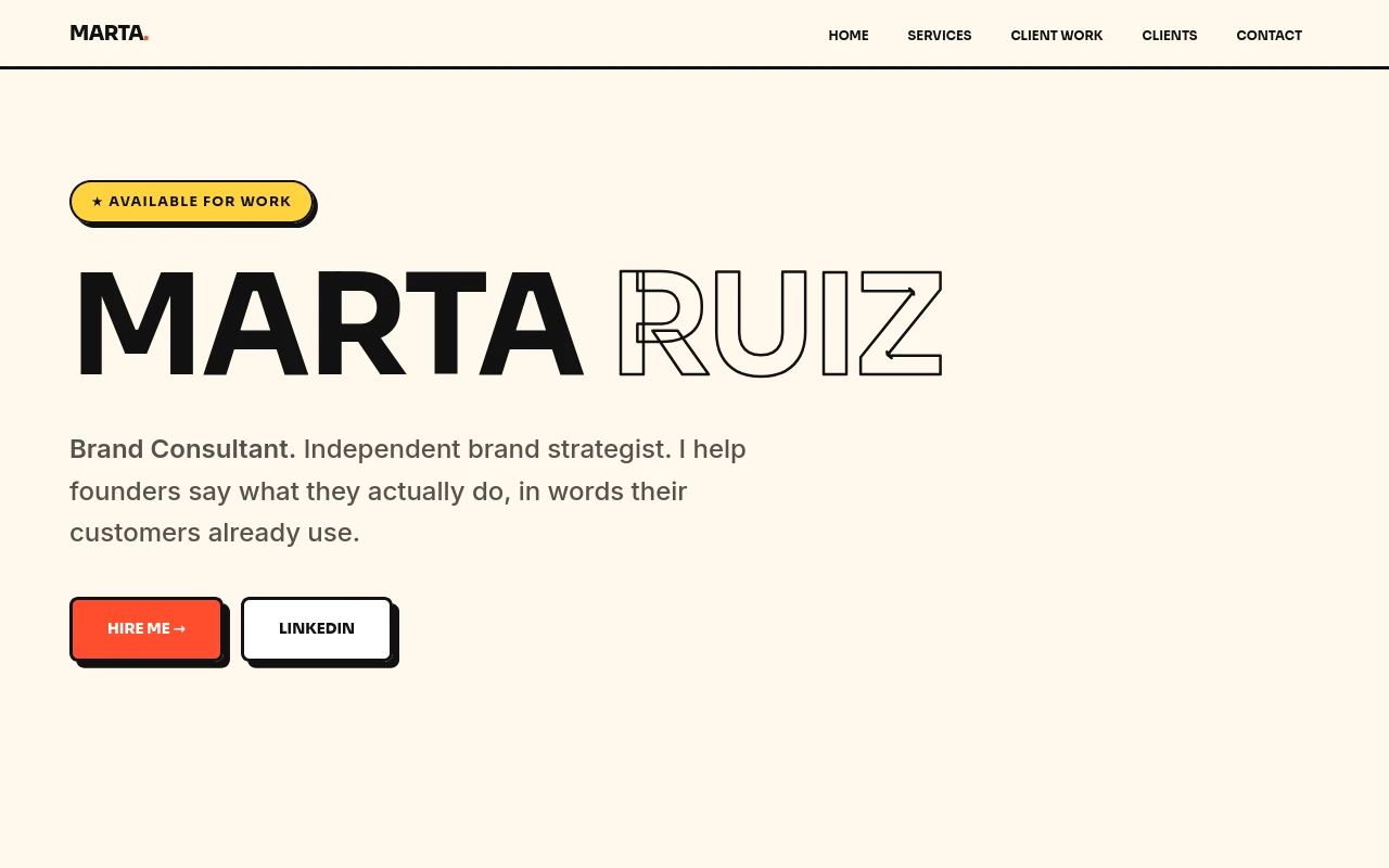 Freelancer portfolio templates